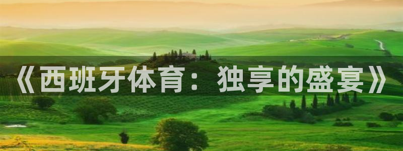 菲律宾ug环球官网：《西班牙体育：独享的盛宴》
